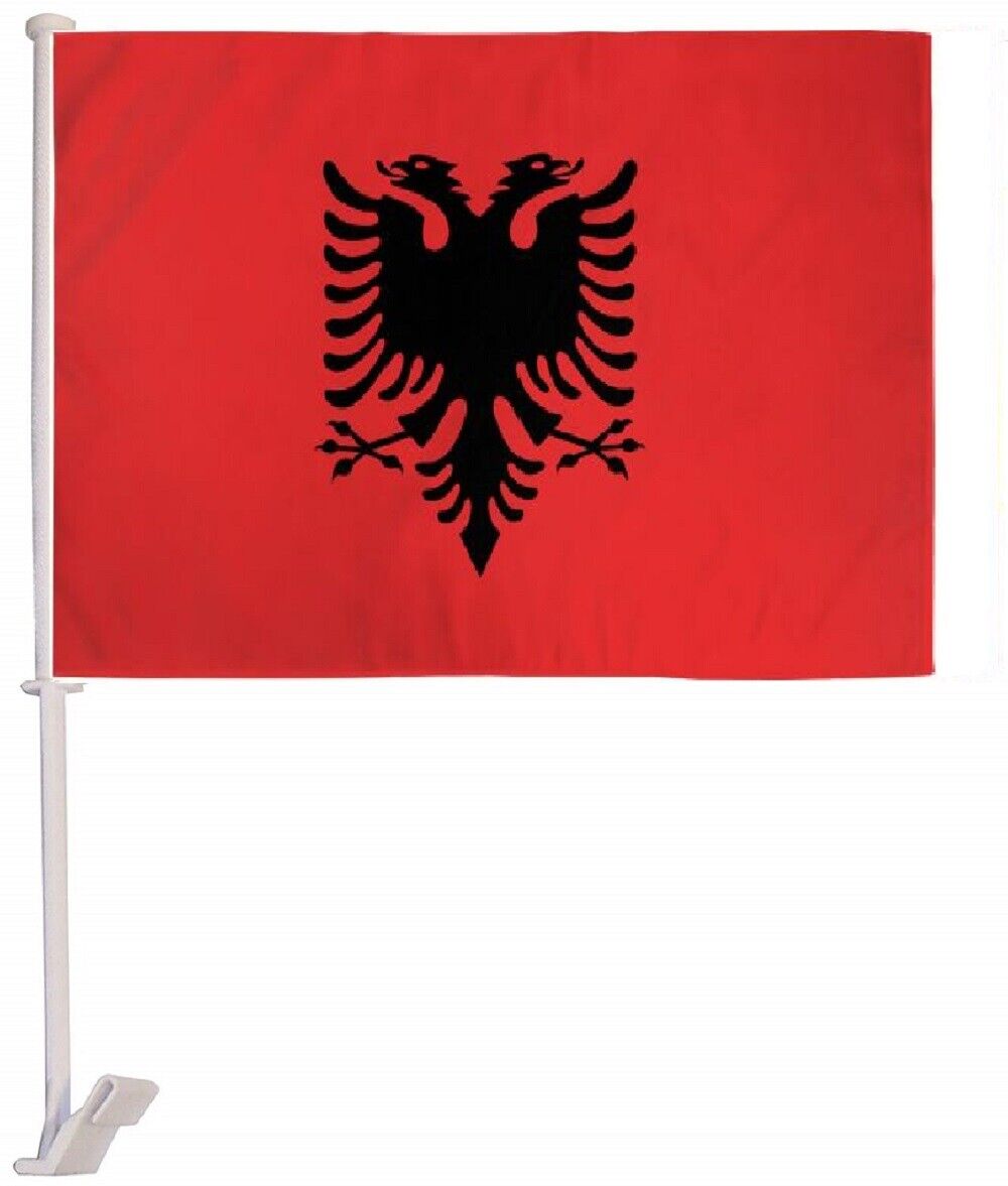 Albanien Fensterfahne