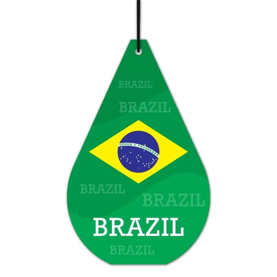 Brasilien Flagge Duftbaum