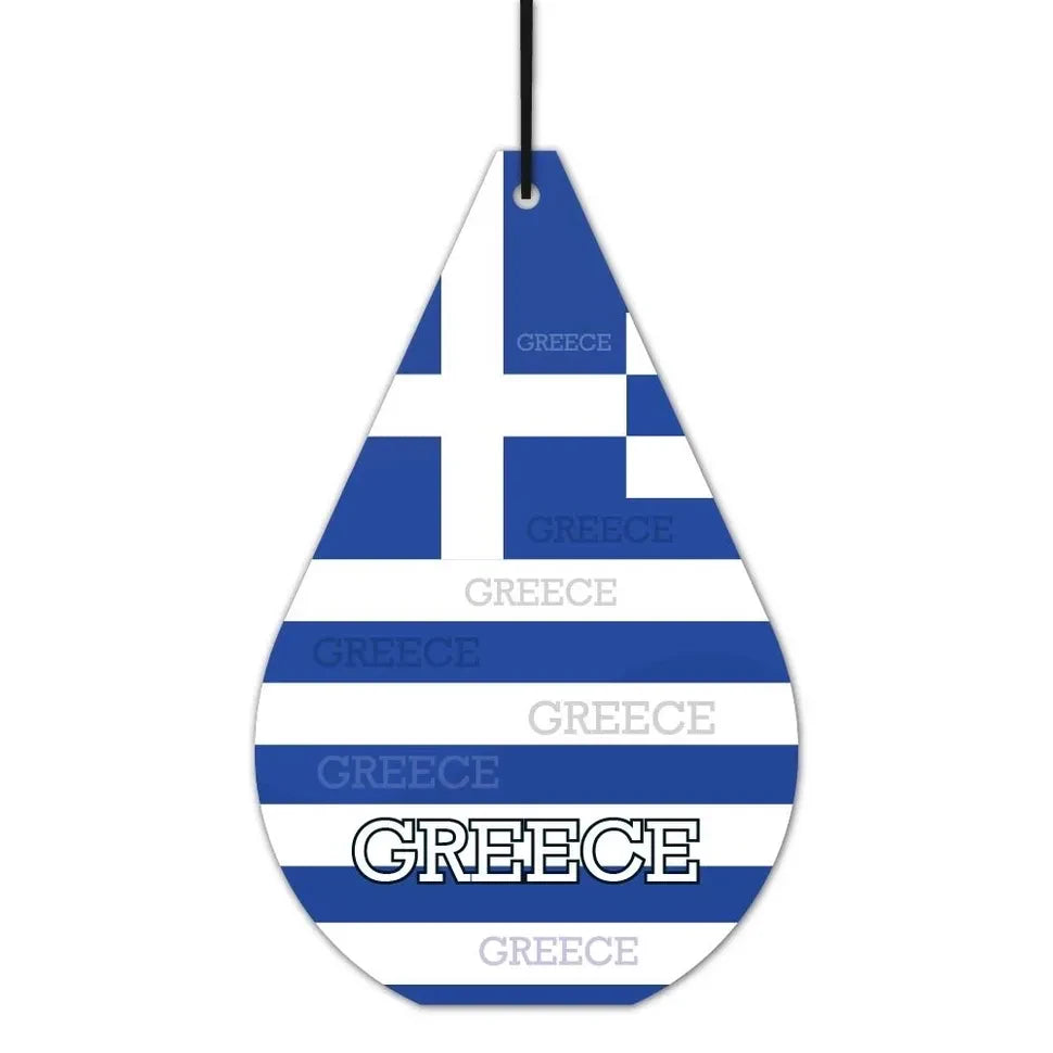 Griechenland Flagge Duftbaum