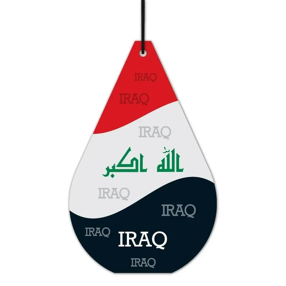 Irak Flagge Duftbaum
