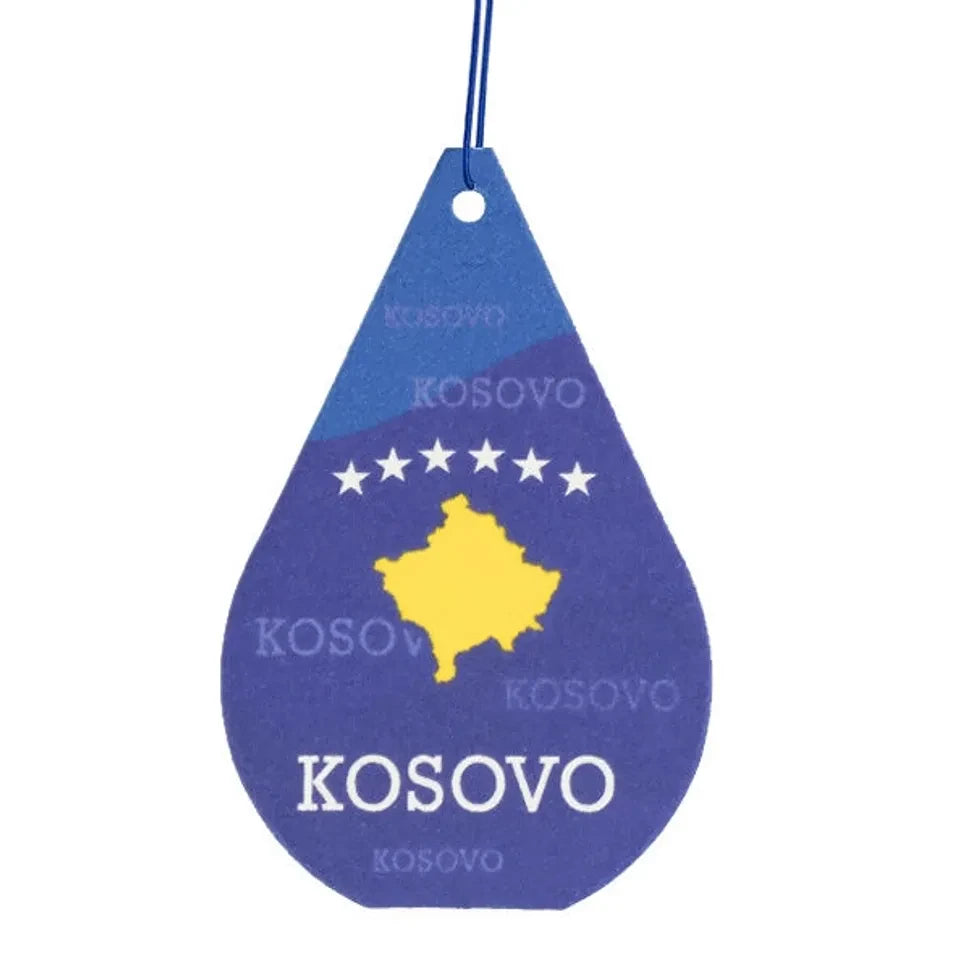 Kosovo Flagge Duftbaum
