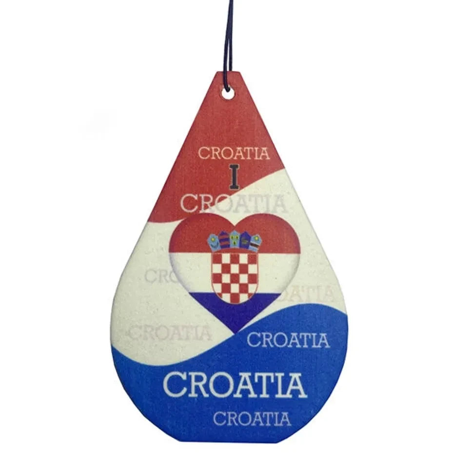Kroatien Flagge Duftbaum