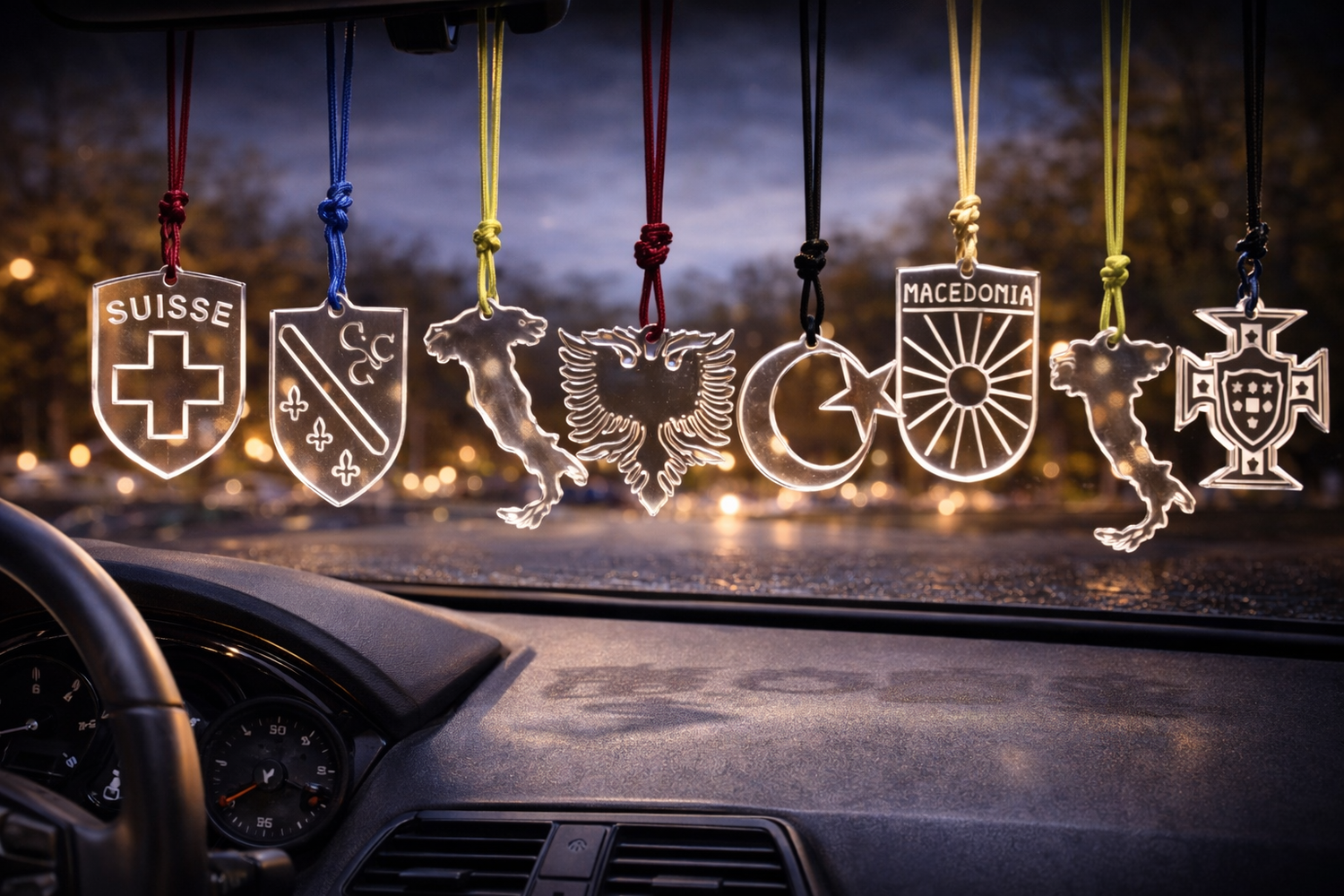 Plexiglas Anhänger Kollektion