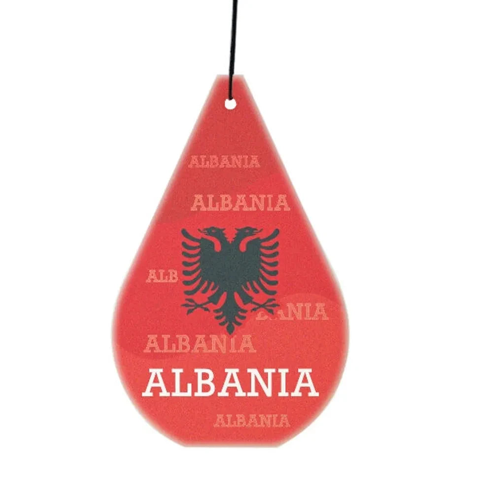 Albanien Flagge Duftbaum