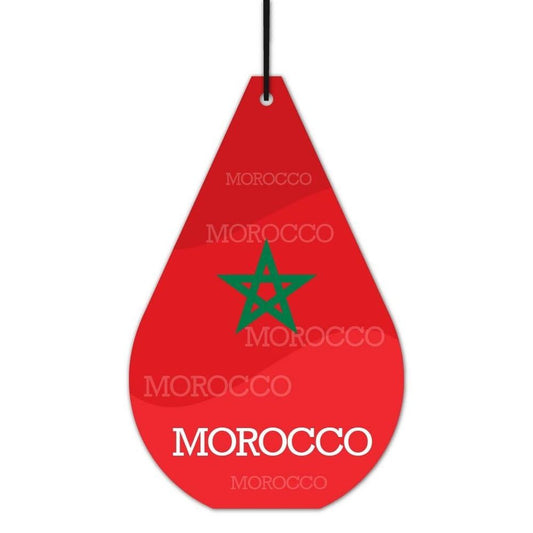 Marokko Flagge Duftbaum