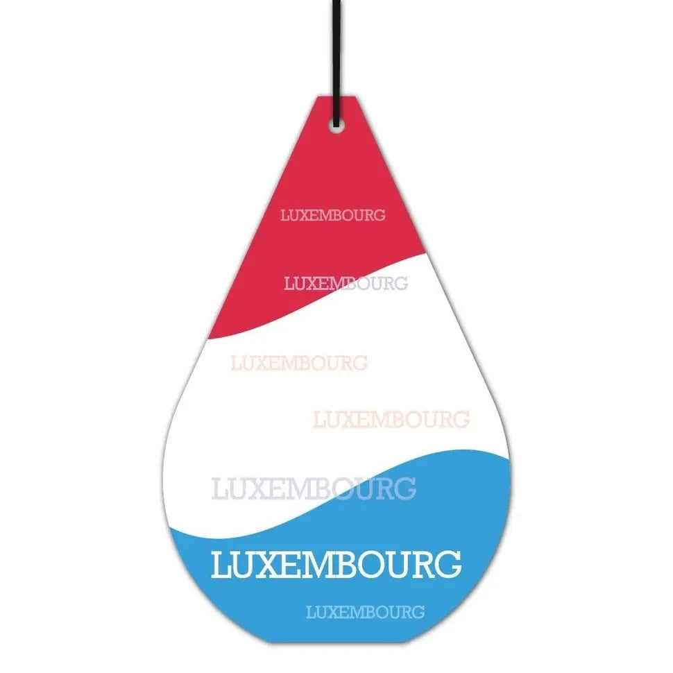 Luxemburg Flagge Duftbaum