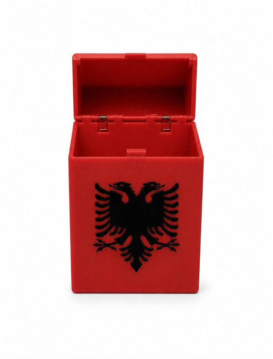Albanische Zigaretten-Schachtel