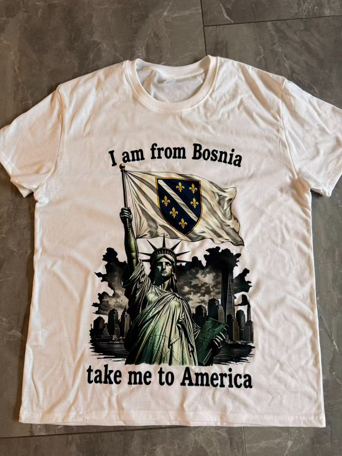 I am from Bosnia Shirt Weiss