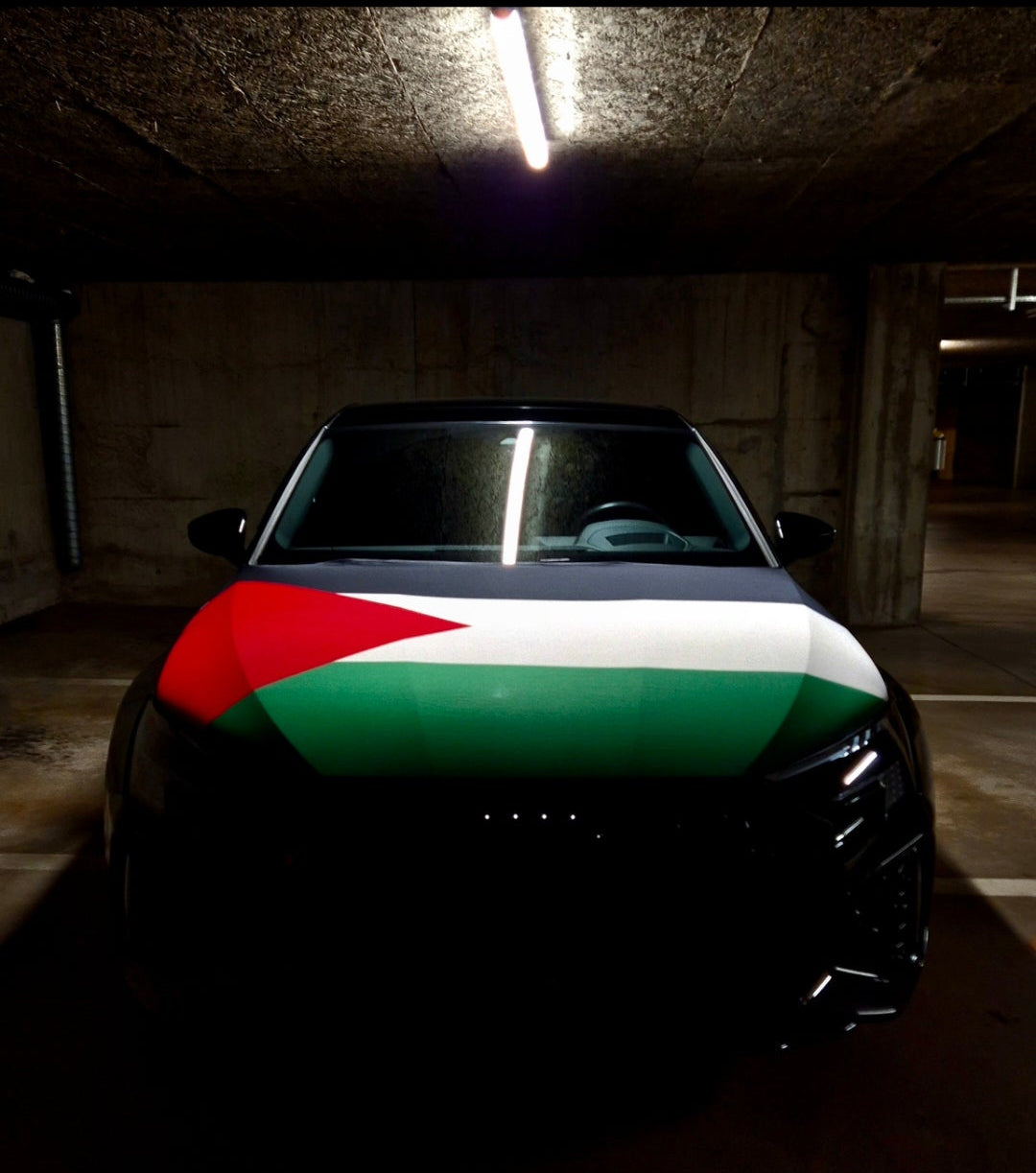 Palästina Flagge für die Motorhaube
