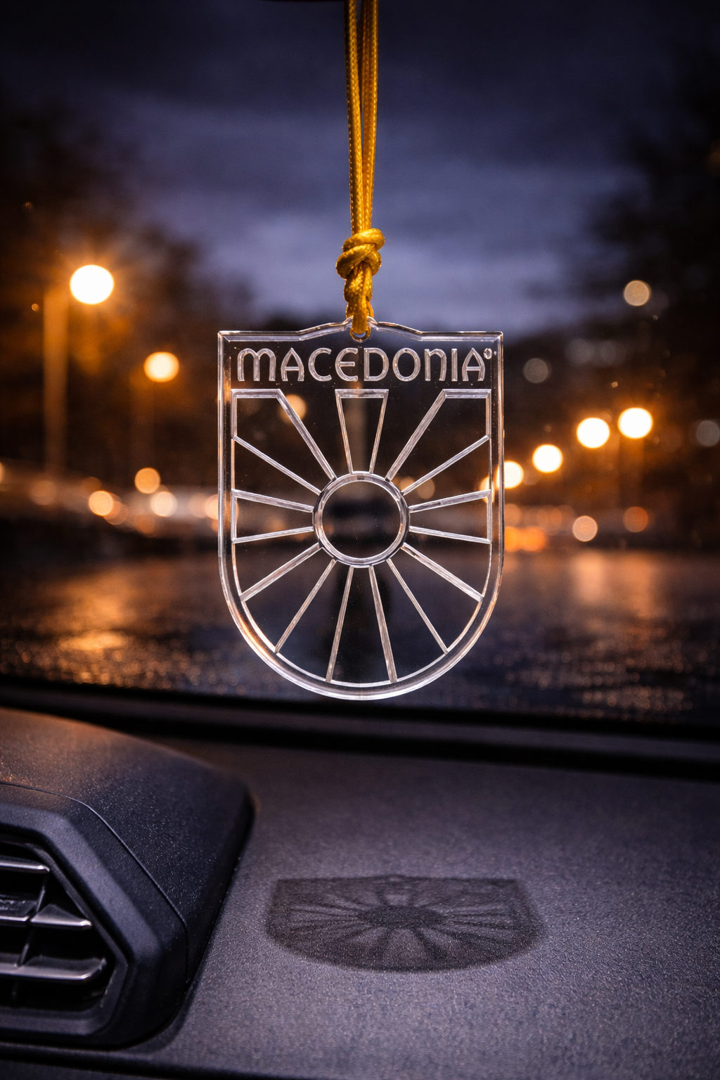 Mazedonien Plexiglas-Anhänger