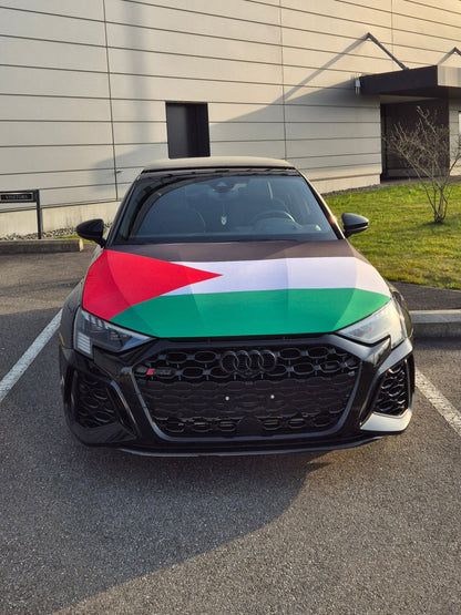 Palästina Flagge für die Motorhaube
